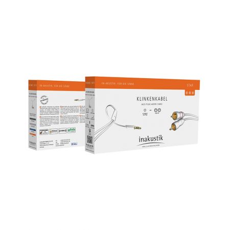 INAKUSTIK Star MP3 Audio Cable 3.5 Phone - 2RCA