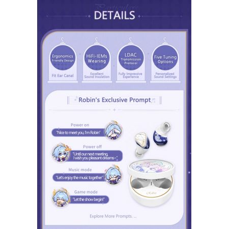 MoonDrop Robin x HONKAI: Star Rail