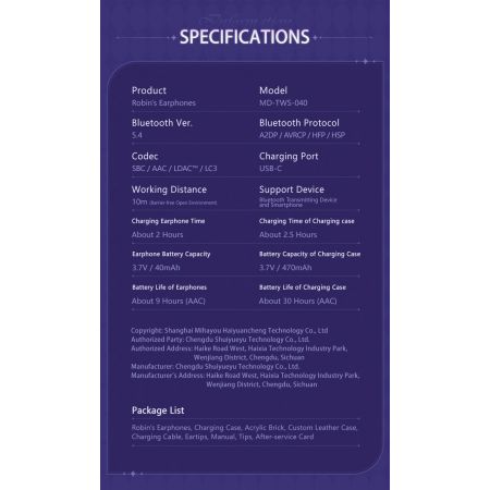 MoonDrop Robin x HONKAI: Star Rail