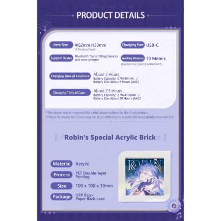 MoonDrop Robin x HONKAI: Star Rail