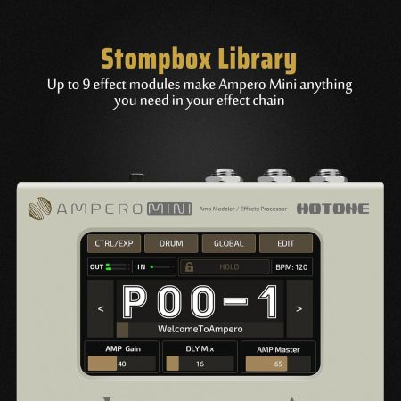 Hotone Ampero Mini Vanilla MP-50VN