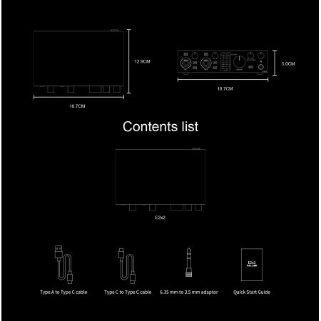 Topping Professional E2x2
