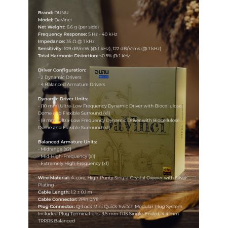 DUNU x Gizaudio DaVinci