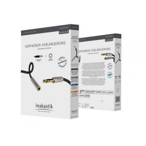 INAKUSTIK Exzellenz Extension Audio Cable + 6.3mm jack adapter 