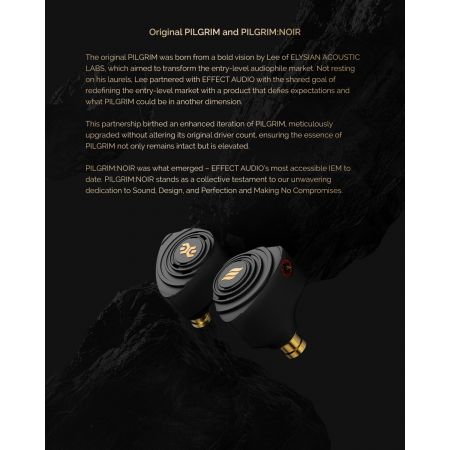 Effect Audio x Elysian Acoustic PILGRIM Noir