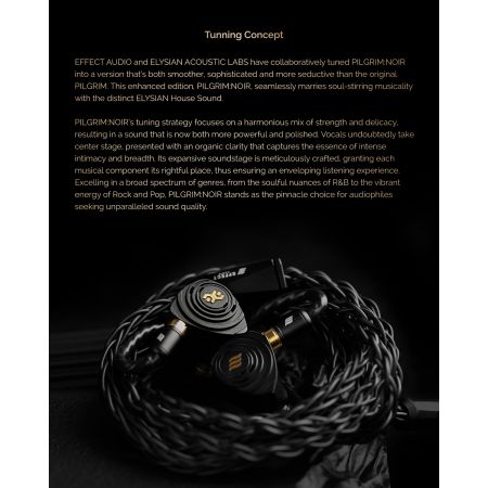 Effect Audio x Elysian Acoustic PILGRIM Noir