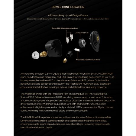 Effect Audio x Elysian Acoustic PILGRIM Noir