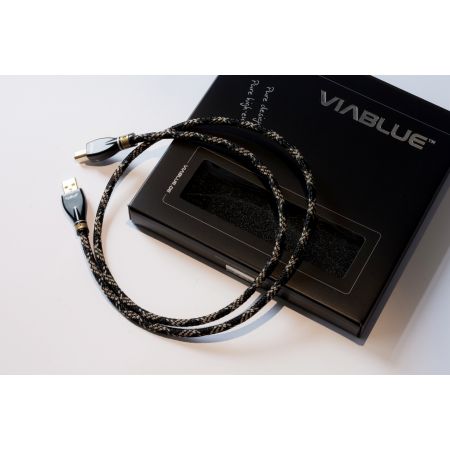 VIABLUE KR-2 Silver USB-Cable 2.0 A/B